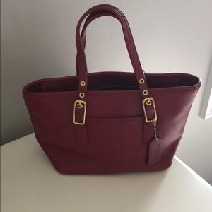 Vintage Red Coach Purse